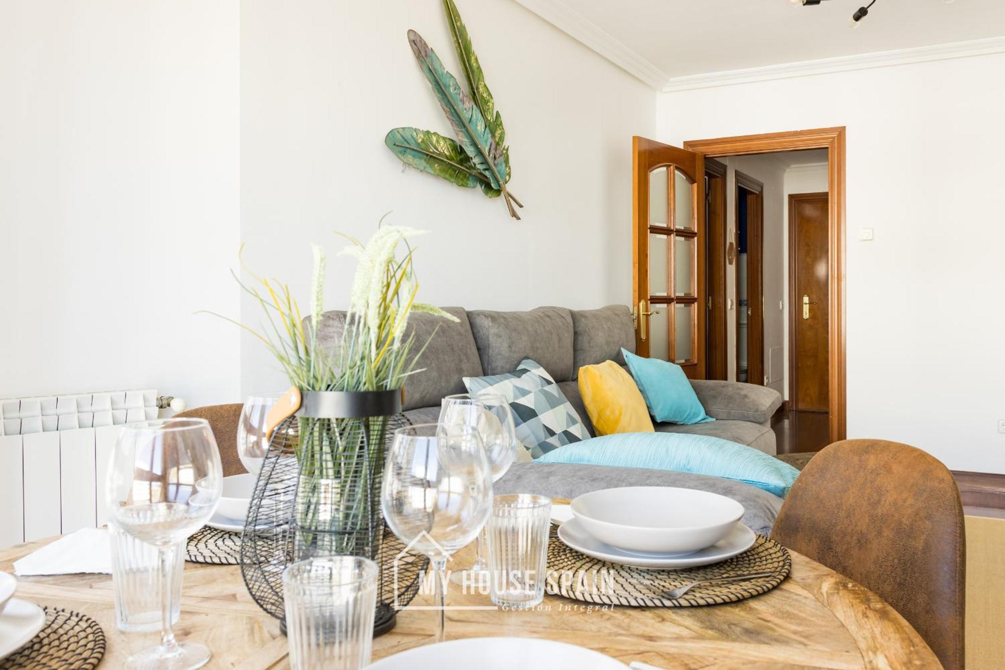 Myhousespain - Playa De Poniente, Con Vistas Al Mar Y Parking Gratuito Gijón Buitenkant foto