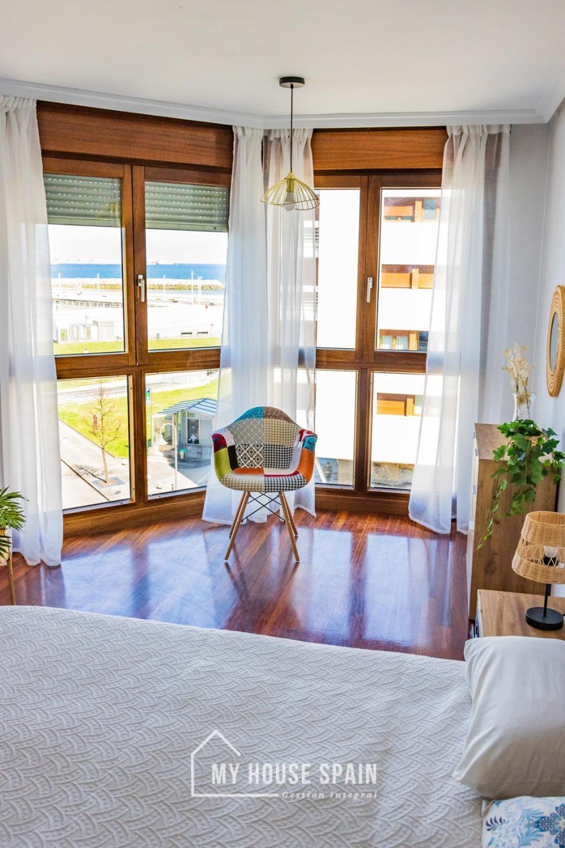 Myhousespain - Playa De Poniente, Con Vistas Al Mar Y Parking Gratuito Gijón Buitenkant foto